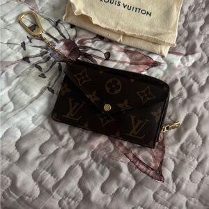 Louis Vuitton Card Holder Recto Verso Black Monogram Wallet